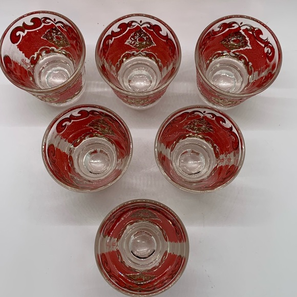 MCM Vintage Signed STARLYTE Shot Glasses Barware - Picture 2 of 7